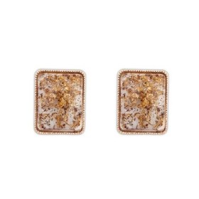 Rectangular Stud Earrings